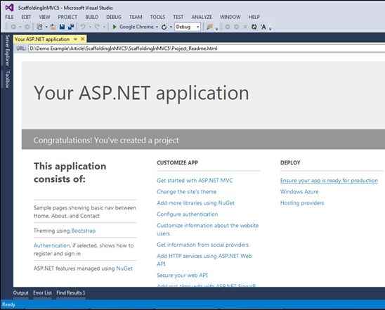 add Entity Data Model